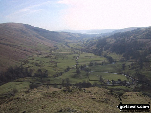 Walk c153 Thornthwaite Crag from Troutbeck - South from Troutbeck Tongue