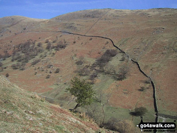 Walk c153 Thornthwaite Crag from Troutbeck - Yoke from Troutbeck Tongue