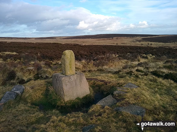 Lady's Cross on White Edge Moor 