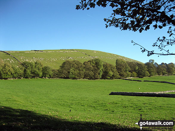 Walk s113 Milldale, Wolfscote Dale, Wolfscote Hill, Narrowdale Hill and Gratton Hill from Alstonefield - Wolfscote Hill from Beresford Dale