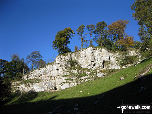 Walk d134 Wolfscote Dale, Biggin Dale, Biggin and The Tissington Trail from Alsop-en-le-Dale Station - Upper Wolfscote Dale