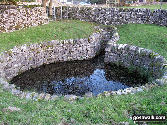 Walk s231 Wolfscote Dale and The River Dove from Alstonefield - Green Well, Alstonefield