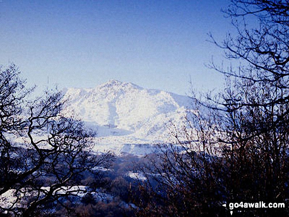 Carnedd Moel Siabod from near Llyn Geirionydd 