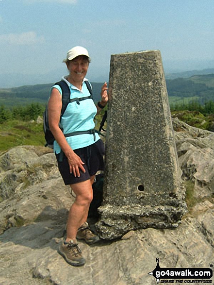 Me on Carron Crag in The Lake District Cumbria England