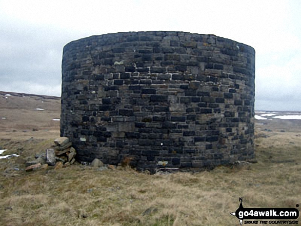 Walk sy134 Dead Edge End from Winscar Reservoir, Dunford Bridge - Woodhead Railway Tunnel Air Shaft