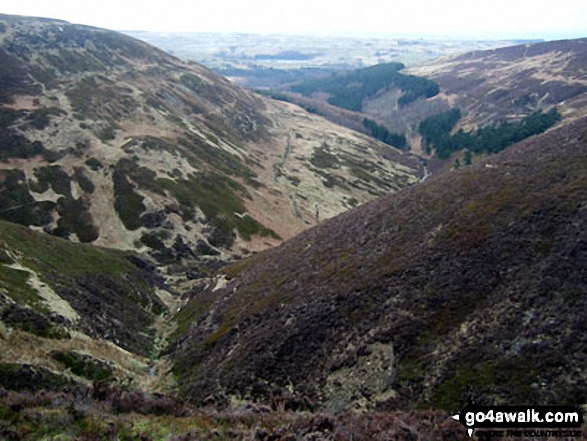 Walk sy125 Dead Edge End, Britland Edge Hill and Snailsden from Winscar Reservoir, Dunford Bridge - Ramsden Clough