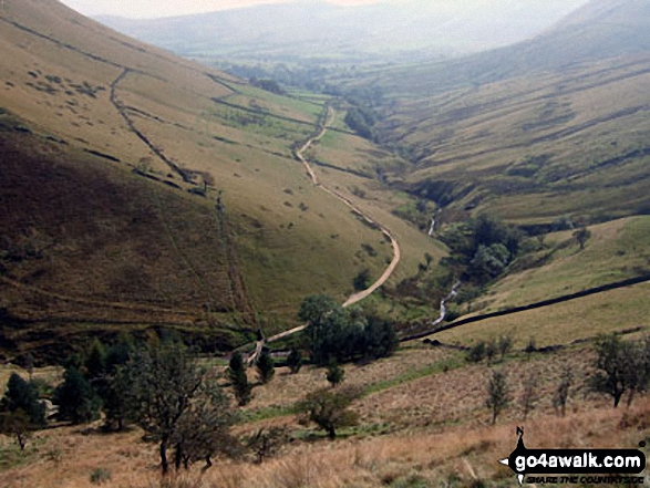 The Vale of Edale from the top of Jacob's Ladder (Edale) 