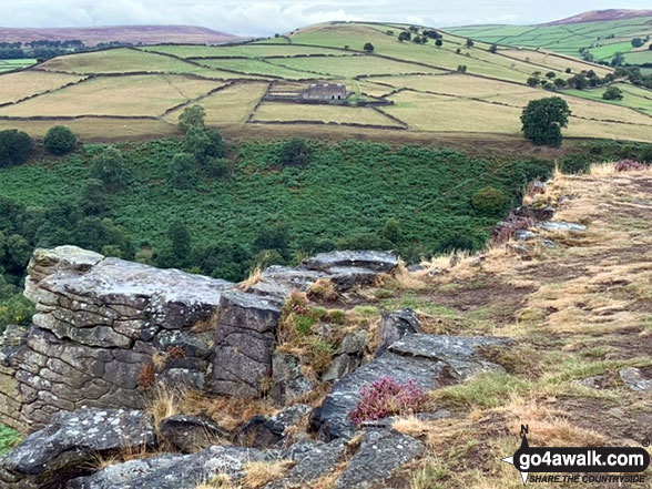 Walk d107 Abney Clough, Eyam Moor and Sir William Hill from Bretton - Broad Low from Sir William Hill