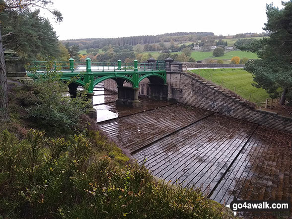 Walk sy104 Lodge Moor (Ughill Moors) from Strines Reservoir - Dale Dike Reservoir overflow channel