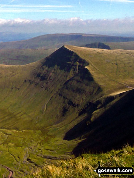 Cribyn and Craig Cwm Sere from Pen y Fan 