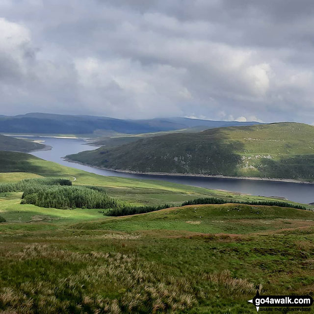 Nant-y-moch Reservoir from Pen Pumlumon Fawr (Plynlimon)