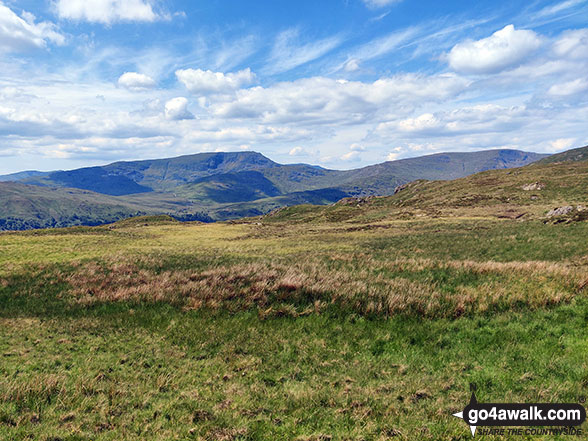 Walk c153 Thornthwaite Crag from Troutbeck - Stony Cove Pike (left) and Thornthwaite Crag (right) from Garburn Pass