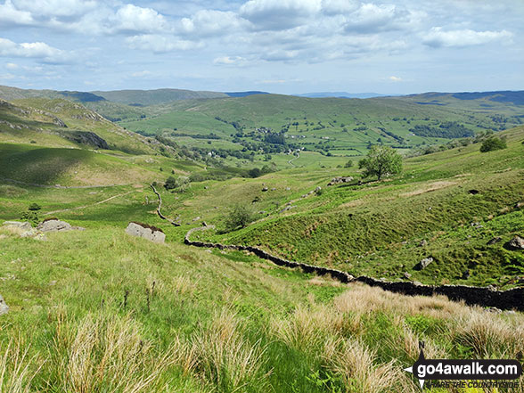 Walk c332 The Hagg Gill Round from Troutbeck - Kentmere from Garburn Pass