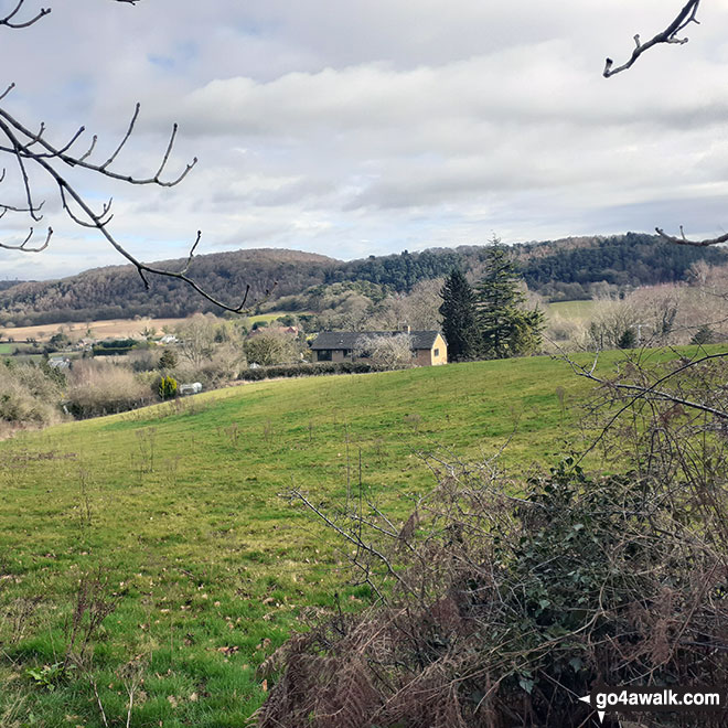 Walk ch110 Helsby Hill and The Sandstone Trail from Frodsham - Cheshire countryside near Frodsham