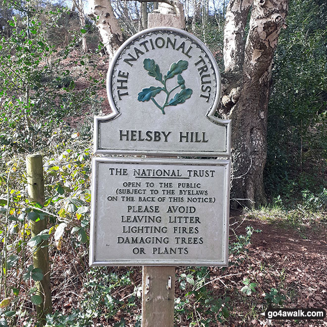 Helsby Hill National Trust area