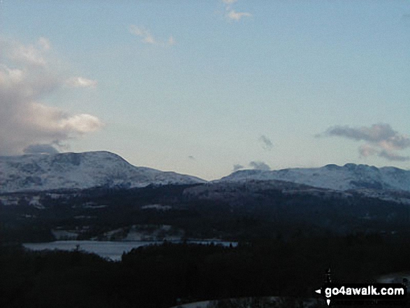 The Old Man of Coniston from Windermere