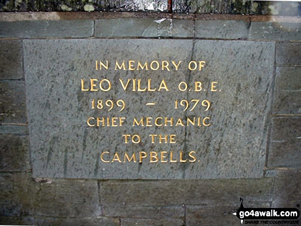 Walk c140 Beacon (Blawith Fells) from Brown Howe - Leo Villa Memorial, Coniston