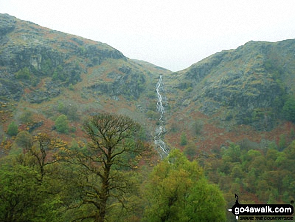 Walk c222 Swirl How and Wetherlam from Coniston - Levers Water Waterfall