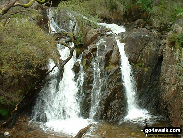 Walk c129 Crinkle Crags and Bow Fell from The Old Dungeon Ghyll, Great Langdale - Stickle Ghyll, Great Langdale