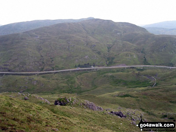 Moel Penamnen and Moel Farlwyd from Moel Dyrnogydd