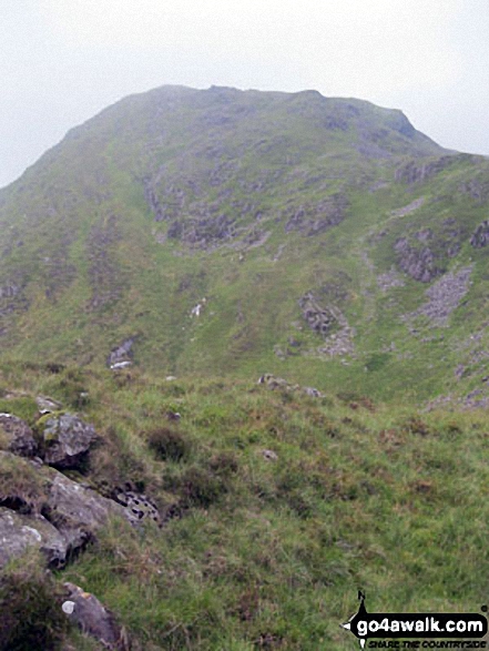 Walk cw115 Allt-fawr, Moel Druman and Ysgafell Wen from Crimea Pass (Bwlch y Gorddinan) - Allt-fawr (Moelwyns) from Iwerddon (Allt-fawr)