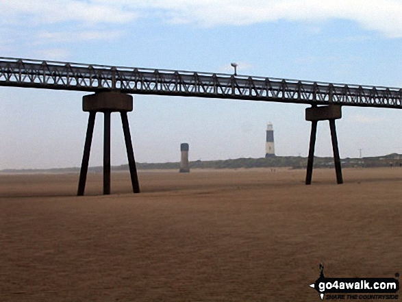 Walk ey119 Spurn Head from Kilnsea - The Old and New Lighthouses, Spurn Head