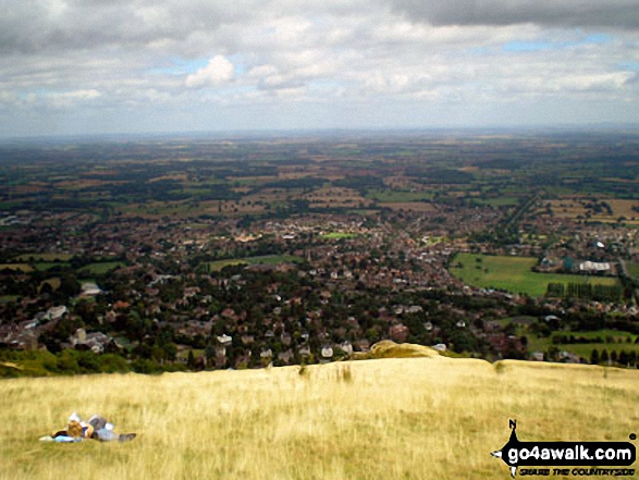 Walk wo100 Malvern (Worcestershire Beacon) from Upper Wyche - The view from the top of Malvern (Worcestershire Beacon)