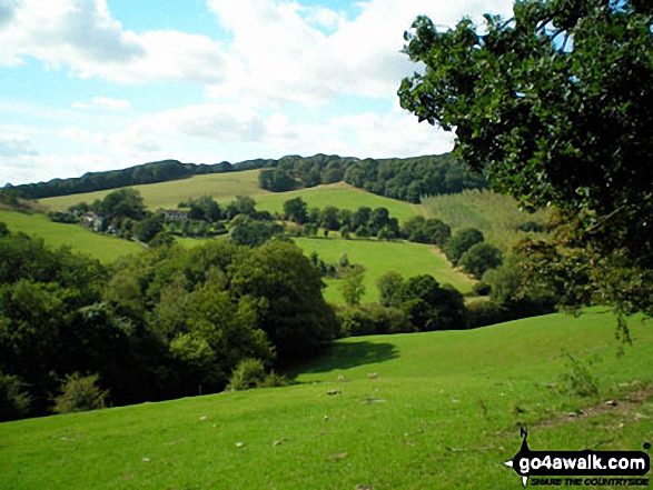 Walk wo100 Malvern (Worcestershire Beacon) from Upper Wyche - The countryside near West Malvern