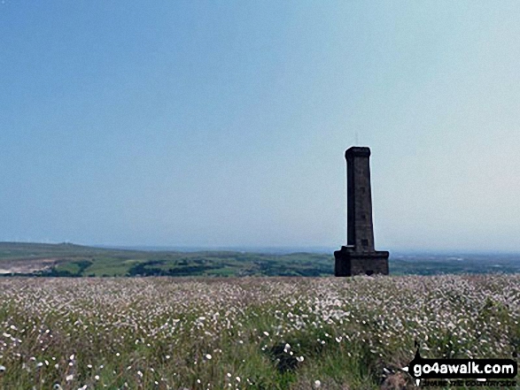 Walk gm198 Bull Hill from Holcombe - Peel Tower