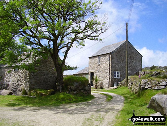 Walk co168 Brown Willy and Bodmin Moor from St Breward - West Candra (or Lower Candra)