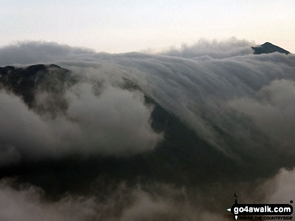 Dramatic clouds seen from the summit of Dale Head (Newlands) 