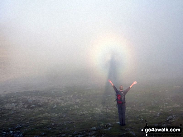 Brocken Spectre on the summit of Dale Head (Newlands) 