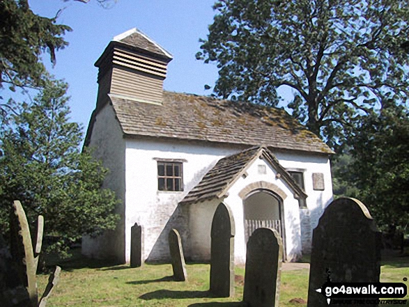 Walk po148 Chwarel y Fan, Twmpa and Rhos Dirion from Capel-y-ffin - Capel-y-ffin Chapel