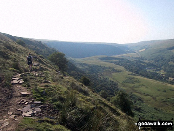 Descending back to Capel-y-ffin from Blacksmith's Anvil 