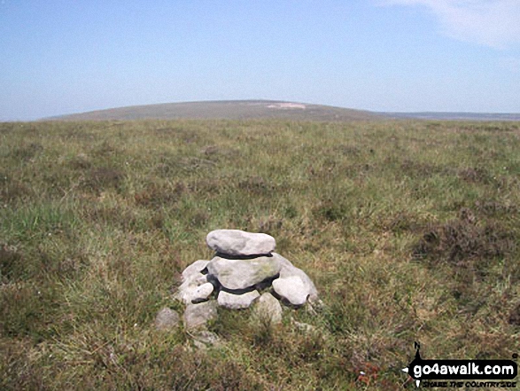 Walk po176 Hay Bluff and Twmpa from Capel-y-ffin - Black Mountain (South Top) summit cairn