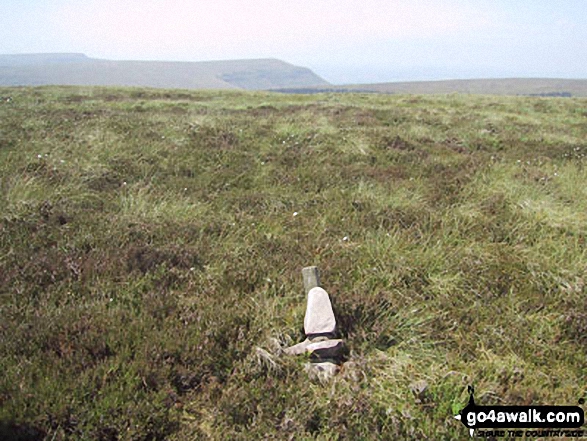 Walk po176 Hay Bluff and Twmpa from Capel-y-ffin - Black Mountain summit cairn