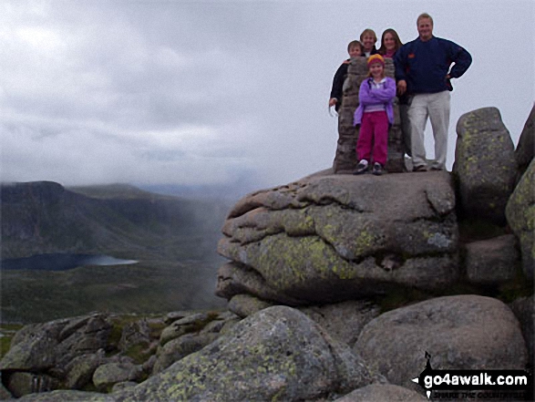 My family on Lochnagar (Cac Carn Beag) 