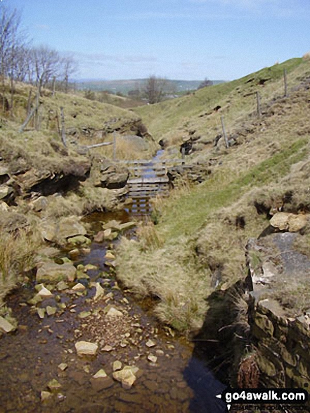 Walk l119 Bedding Hill Moor and Wycoller from Trawden - Will Moor Clough