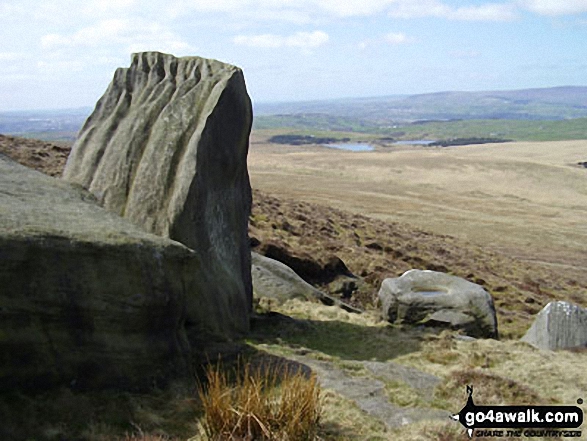 Rock formations on the summit of Lad Law (Boulsworth Hill) 