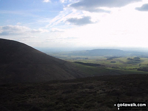 Walk l114 Paddy's Pole (Fair Snape Fell) and Fiendsdale Head from nr Chipping - Beacon Fell from Paddy's Pole (Fair Snape Fell)