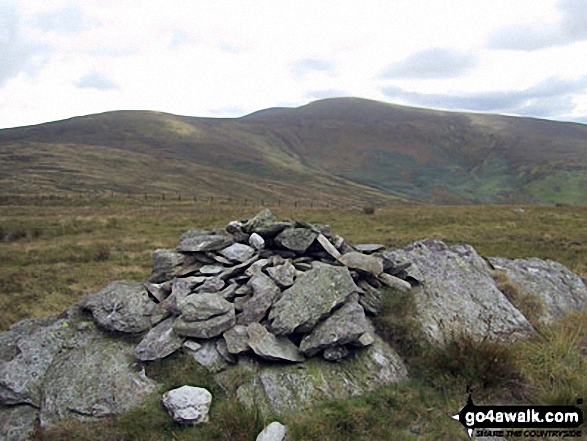 Pen Bwlch Llandrillo Top with Cadair Bronwen in the background 