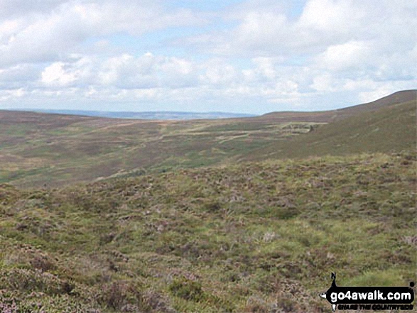 Moel Fferna (right) from the summit of Cerrig Coediog