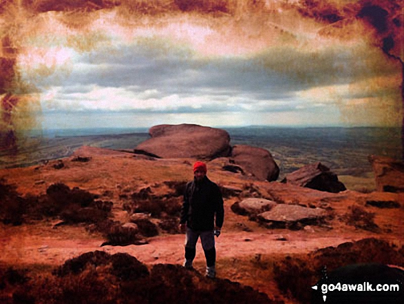 Walk s228 The Roaches and Hen Cloud from Meerbrook - Paul Peng on The Roaches