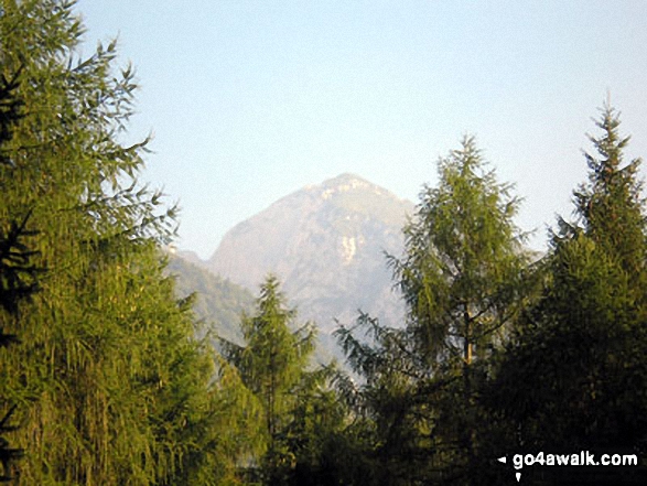 Cime di Valdritta from Col di Piombi on the lower slopes of Monte Baldo 