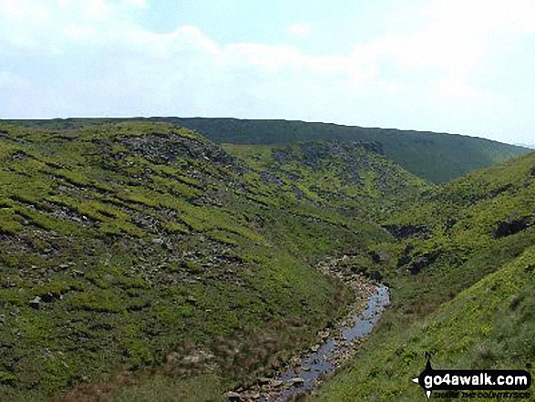 Crowden Castles from near Dun Hill 