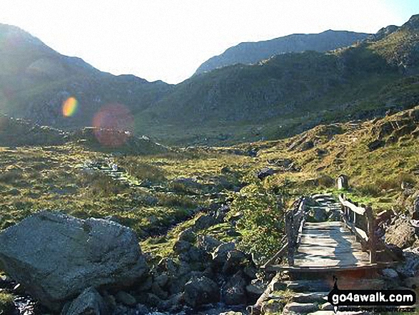 Footbridge near Llyn Idwal 