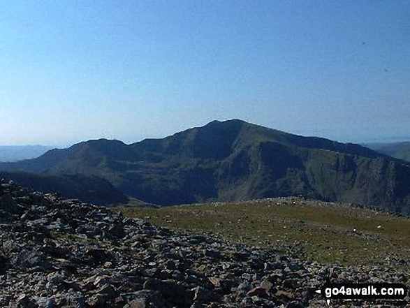 Snowdon (Yr Wyddfa) from Y Garn (Glyderau) summit 