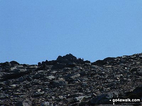 Climbing on Glyder Fawr