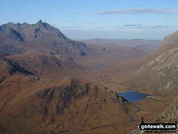 North East from Bla Bheinn (Blaven)