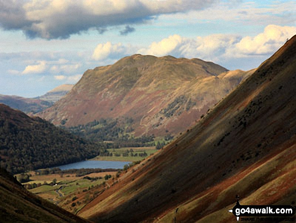 Place Fell above Brothers Water from The Kirkstone Pass